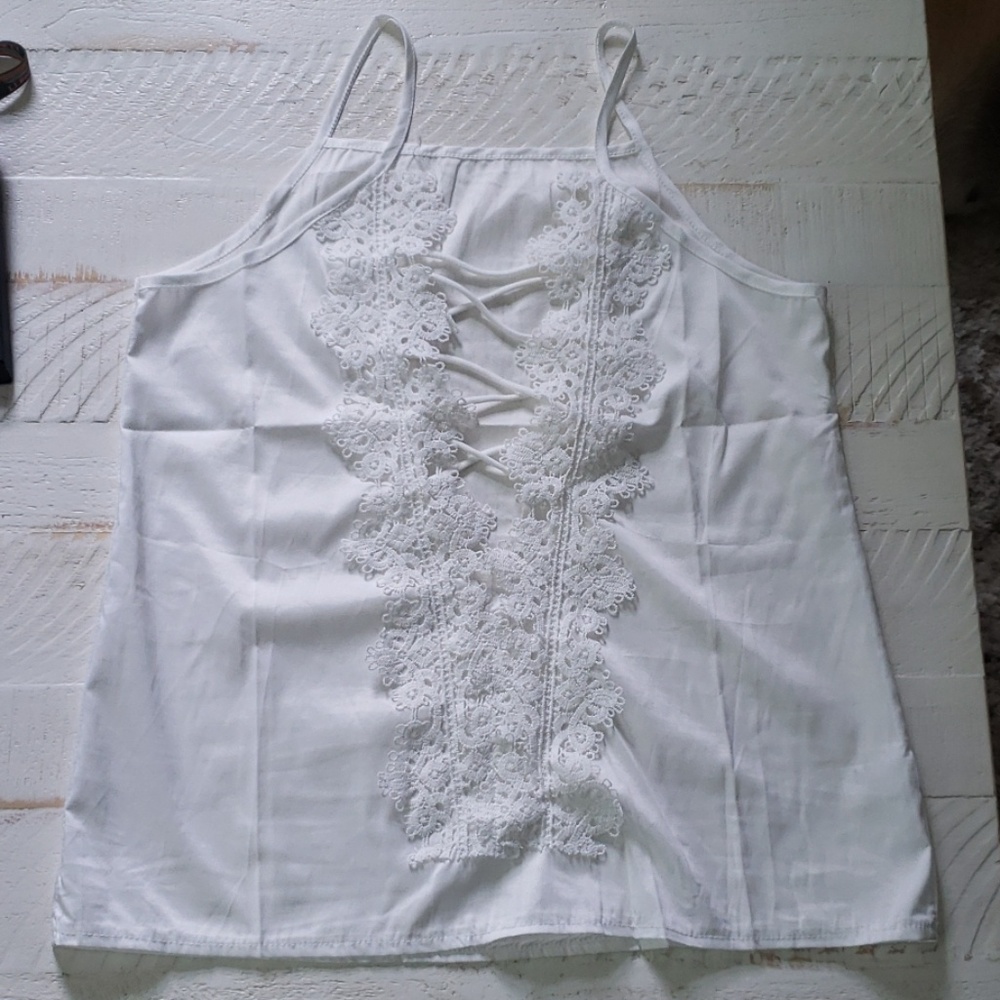 Lace tank top